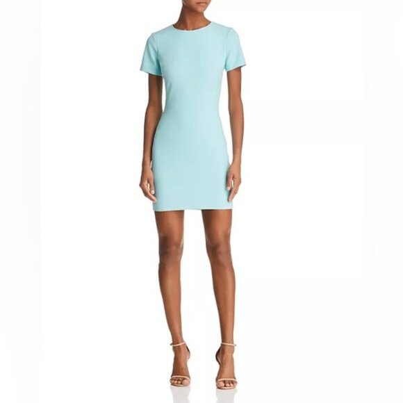 NWT LIKELY Manhattan Mini Bodycon‎ Sheath Baby Blue Dress ARBA Women’s Size 6 - Picture 1 of 13